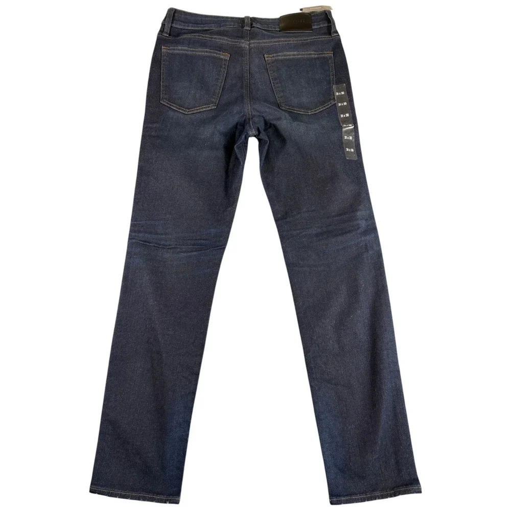 Express Jeans Mens 31x30 Blue Denim Dark Wash Hyper Stretch Slim Fit Straight